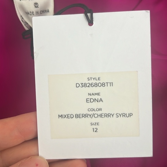 DVF Diane Von Furstenberg Edna Dress Silk Mini Dolman Sleeve V Neckline Size 12 - Picture 6 of 11